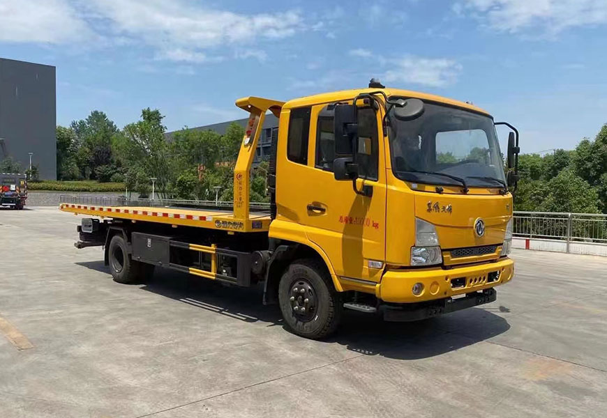 東風(fēng)天錦一拖二平板清障車(chē)